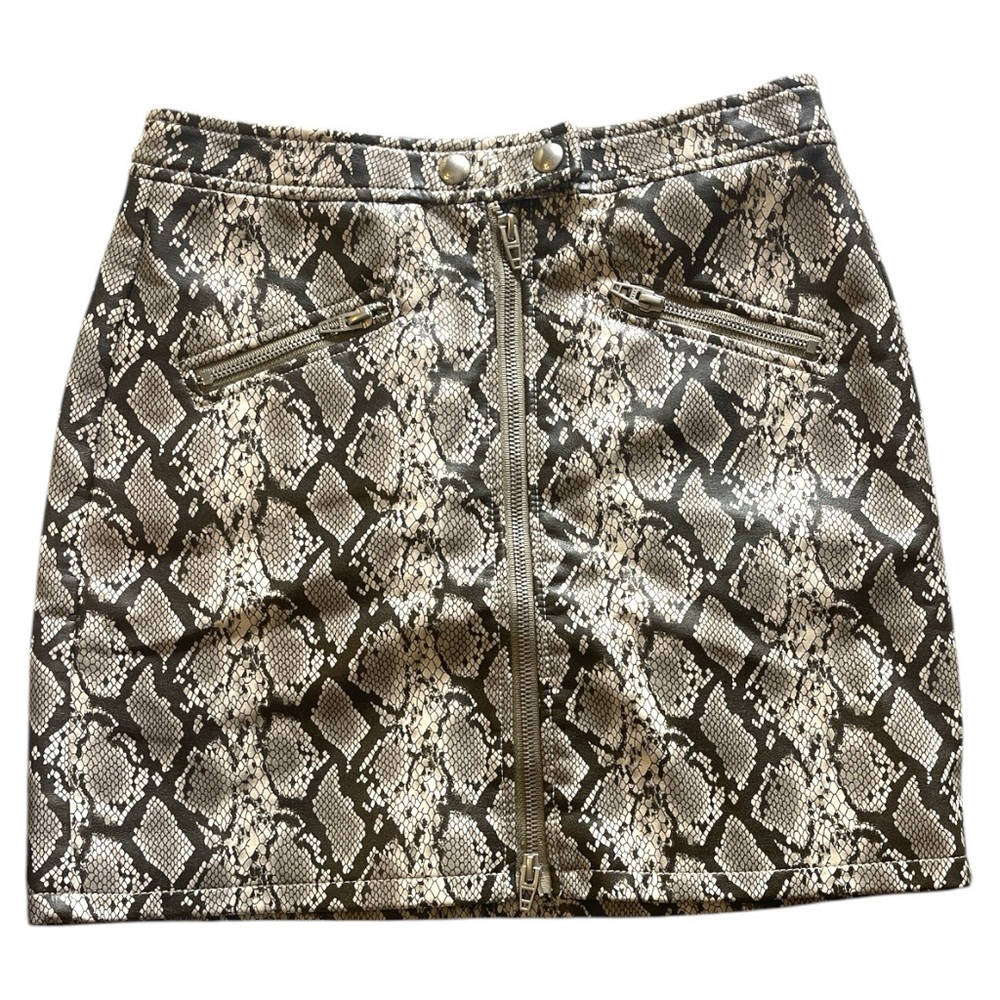 Snake skin skirt